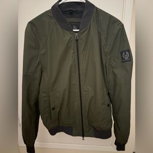 Belstaff green bomber jacket